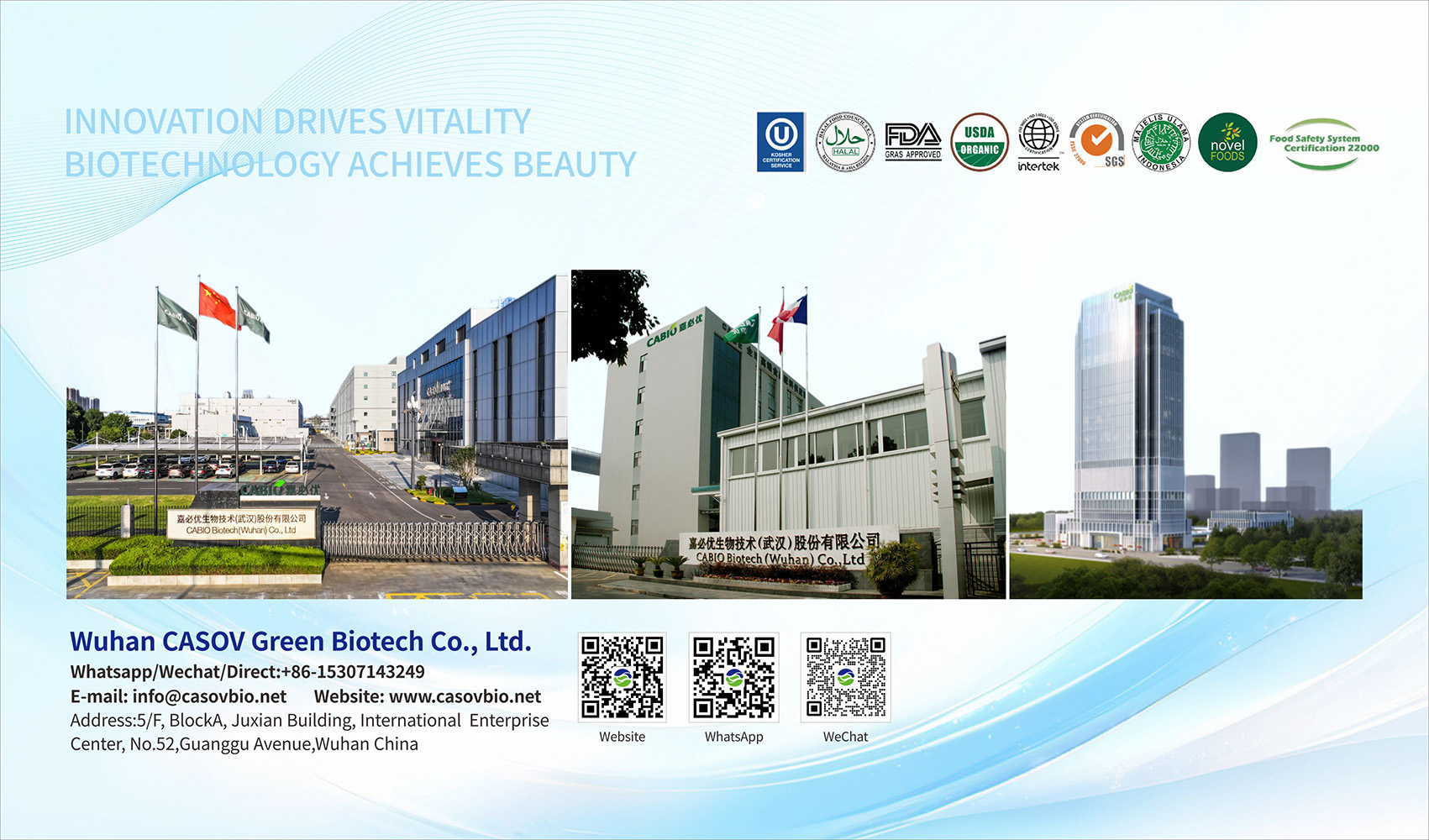 Wuhan CASOV Green Biotech Co.,Ltd.