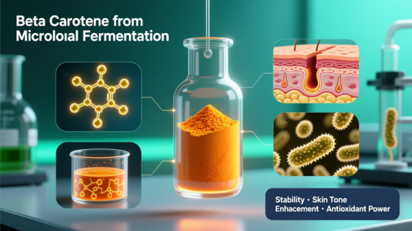 Polvere di beta-carotene: tecnologia di fermentazione per migliorare l'incarnato e ottenere benefici antiossidanti.